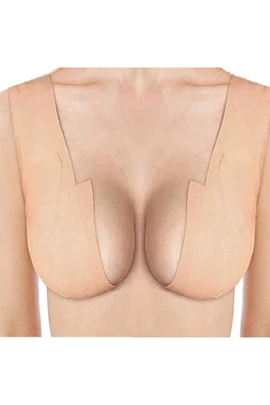 KorseShop 5 Metre Push Up Göğüs Meme Dikleştirici Kaldırıcı Kaldırma Ped Ve 10 Adet Göğüs Ucu Kapatıcı Bandı - 6