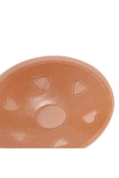 Bkmc Kadın Bej Yapışkanlı Görünmez Push Up Sütyen - 2