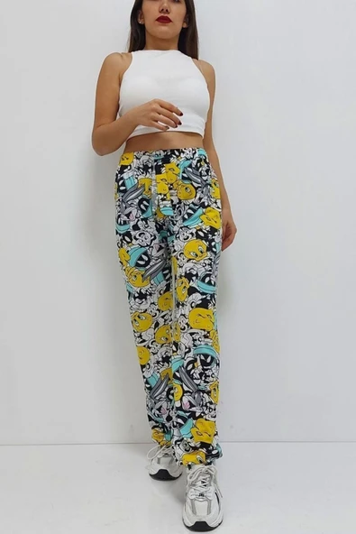 Bkmc Dijital Baskılı Pijama Altı (lisinya) - 2