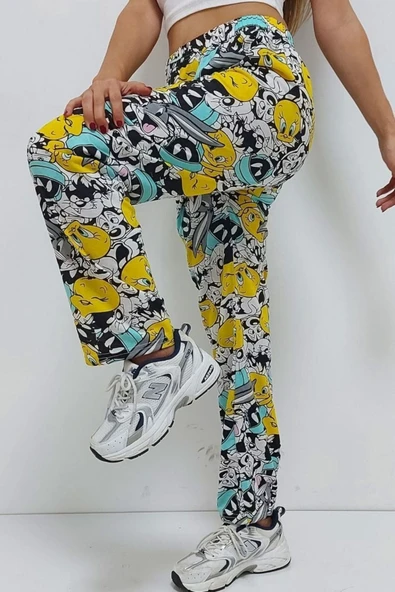 Bkmc Dijital Baskılı Pijama Altı (lisinya) - 4