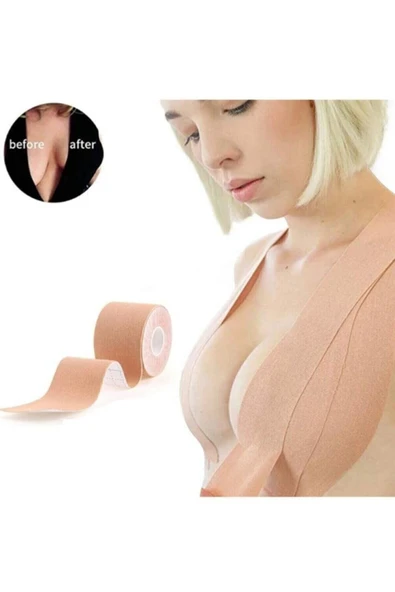 Bkmc Göğüs Dikleştirici Ve Şekillendirici Bant -ten Rengi 5cmx5metre - 2