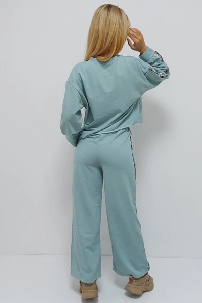 Bkmc Yandan Şeritli Eşofman Takımı Mint ( (kral)) - 5