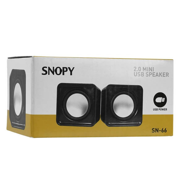 Snopy SN-66 2.0 Siyah USB Speaker - 8