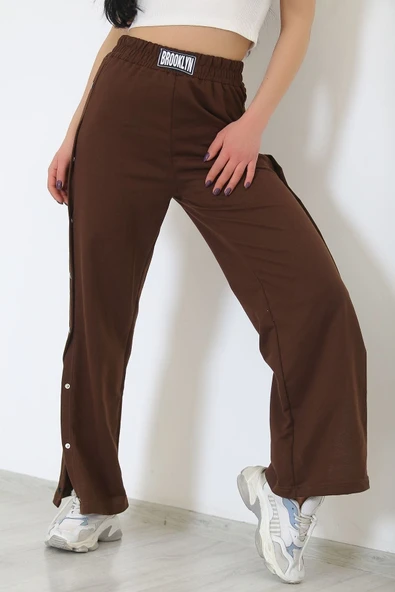 Bkmc Çıtçıtlı Eşofman Altı Kahve - 5195.1254. - 7