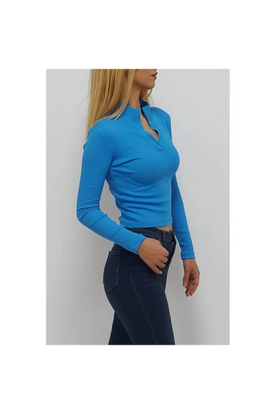 Bkmc Polo Yaka Kazak Mavi - 4