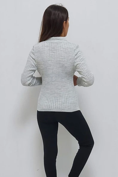 Bkmc Polo Yaka Kazak Gri - 5