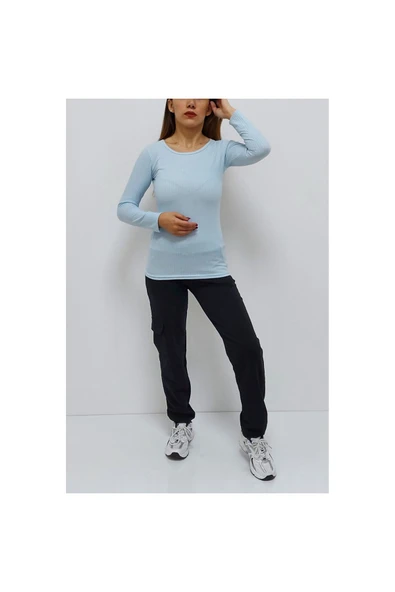 Bkmc Bisiklet Yaka Kazak Açık Mavi (bus)