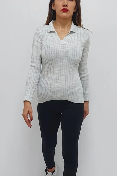 Bkmc Polo Yaka Kazak Gri - 2