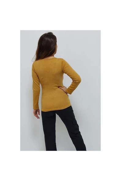 Bkmc Bisiklet Yaka Kazak Sütlükahve (lisinya) - 5