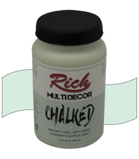 Rich Multi Decor Chalked Boya 250 Ml Soft Yeşil 4562 - Resim 3