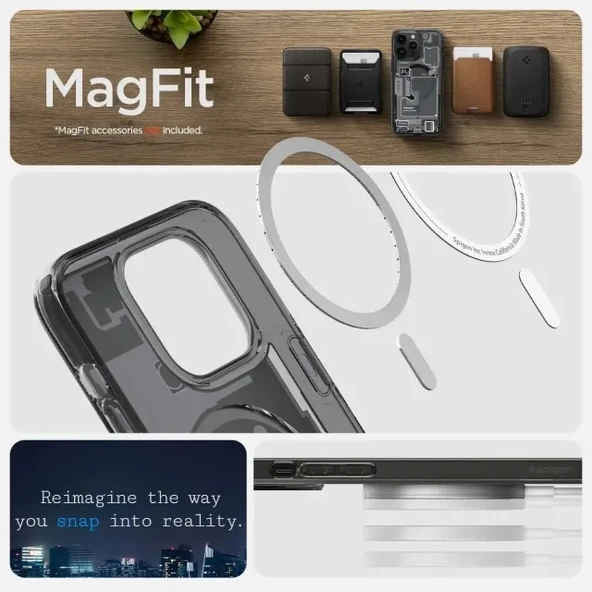 Spigen Ultra Hybrid (MagFit) İPhone 14 Pro Max Kılıf (2022) - 6