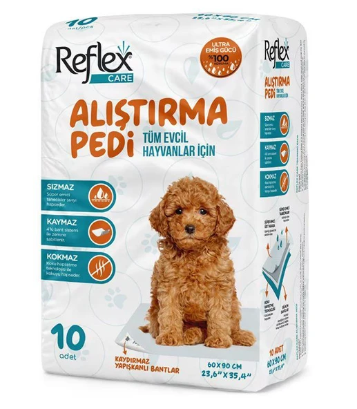 Reflex Care Köpek Eğitim Alıştırma Pedi 60x90 cm 10 lu