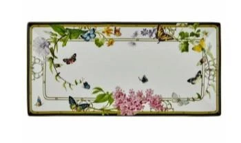 Lamedore Muse Garden 2'Li Büyük Dikdörtgen Tabak 1BSF-1752MG