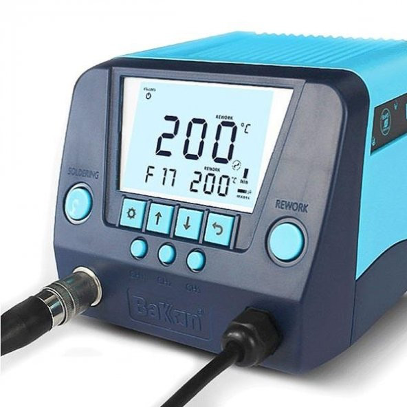 Bakon BK881 İntelligent 2 in 1 Lehimleme ve Sıcak Havya İstasyonu 650w - 5