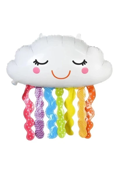 Laviyosa Doğum Günü Partisi Süslemeleri, Gökyüzü Teması Gökkuşağı Doğum Günü Parti Seti Süsü - Resim 2