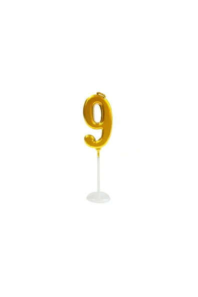 Bkmc KÜÇÜK BOY 9 RAKAM GOLD MUM 8CM