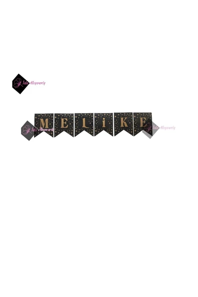 Bkmc KİŞİYE ÖZEL İSİM BANNER UZAR YAZI HARF BBANNER DOĞUM GÜNÜ KONSEPTİ - Resim 4