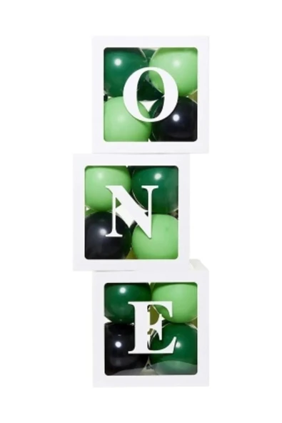 Bkmc One Yazılı Şeffaf Kutu Harf Beyaz - Resim 2