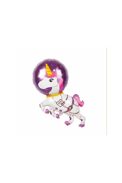 Bkmc Astronot Unicorn Folyo Balon