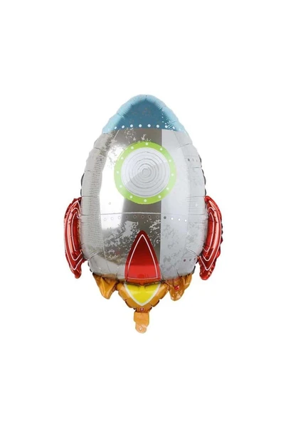 turkuaz parti Mini Party Store Roket Uzay Folyo Balon