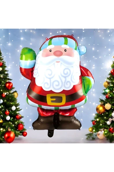 Laviyosa MİNİ PARTY STORE YILBAŞI Noel Baba Şekil Folyo Balon