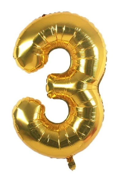 Bkmc Folyo Balon Harfi Helyum Balon 36 Cm Gold Renk