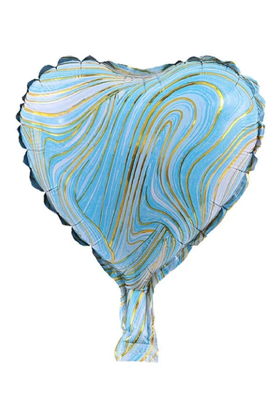 Bkmc Mermer Desenli Folyo Balon 18 İNÇ 45 CM