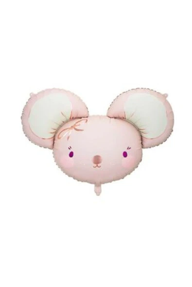 Bkmc Pembe Fare Folyo Balon