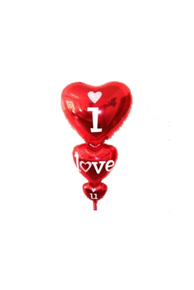 Bkmc Dikine Kalp I Love U Folyo Balon