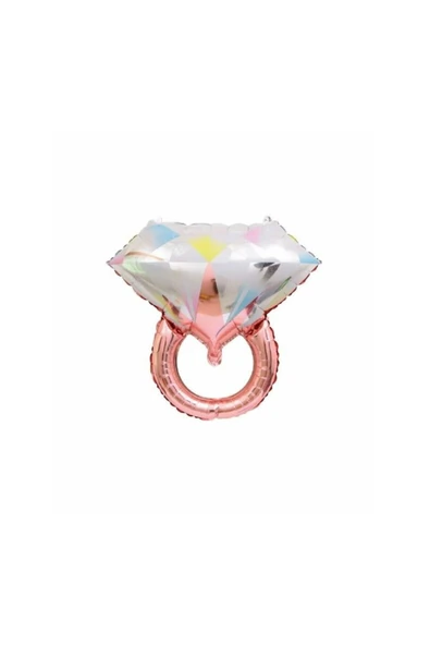 Bkmc Rose Elmas Yüzük 32'' Folyo Balon