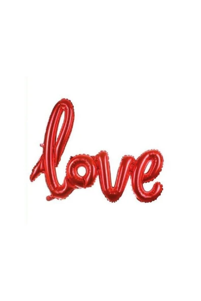 Bkmc BÜYÜK LOVE KIRMIZI RENK FOLYO BALON