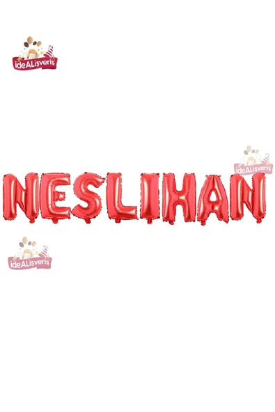 Bkmc 8 Harfli Kişiye Özel İsim Folyo Balonu  Doğum Günü  Folyo Balon Set 36cm Isim Balon - 3