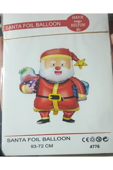 BALONBURADA NOEL BABA FOLYO BALON BÜYÜK BOY - 4