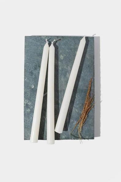 Bkmc 3 Lü Sedef Inci Şamdan Mumu