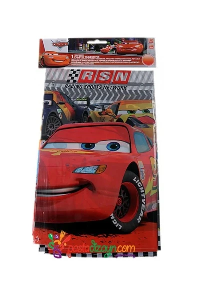 Bkmc Cars Arabalı Masa Örtüsü 120x180 - 2
