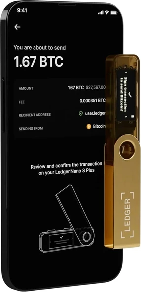 Ledger Nano S Plus The Perfect Entry-Level Hardware Cüzdan - Gold - 5