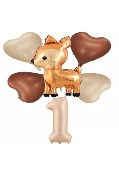 Bkmc YAŞ FOLYOLU CEYLAN FOLYOLU BALON DOĞUM GÜNÜ SÜSÜ DOĞUM GÜNÜ PARTİ SETİ ürün görseli 1