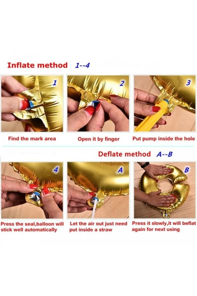 Bkmc 4 Yaş Krem Rakam Balonlu Papatyalı Kalp Folyo Balon Doğum Günü Seti Süsü - Resim 4