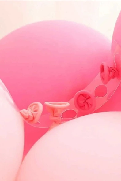 Bkmc Büyük Dondurma Kamyonu Pembe 6 Yaş Folyolu Çok Tatlı Balon Yığını,Doğum Günü Parti Seti Süsü - Resim 3