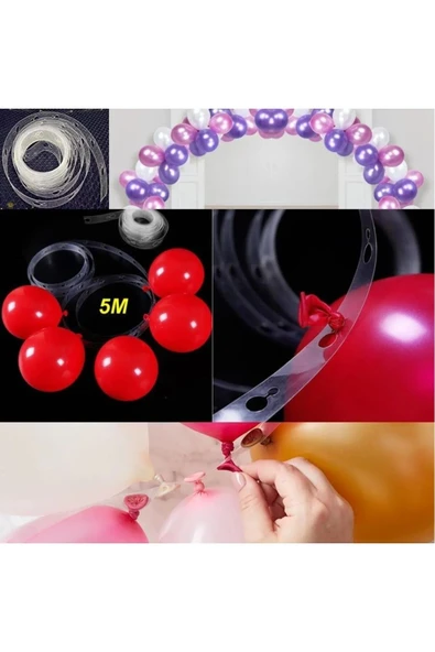 Bkmc UNİCORN GÖKKUŞAĞI TEMALI GÖKKUŞAĞI YAŞ FOLYO BALONLU ZİNCİRİ DOĞUM GÜNÜ PARTİ KUTLAMA SETİ SÜSÜ - 3