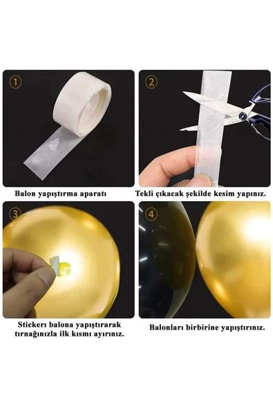 Bkmc 5 Harfli 1 Yaş Gökkuşağı Konsepti Unicorn Temalı Makaron Balon Doğum Günü Parti Kutlama Seti - Resim 2
