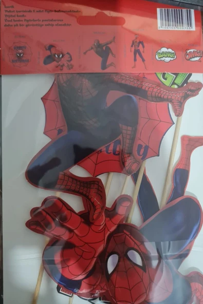 Bkmc 6 adet, Çizgi Film Karakter Temalı Doğum Günü Pasta Süsü - 6