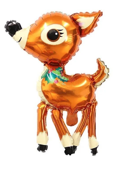 Bkmc Baby Geyik Folyo Balon Yeni Yıl Kutlama Dekor Süsleme Balonu - 3