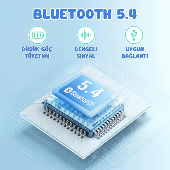 iClever Güvenli Ses Sınırlı 60 Saat Oynatma Süreli Bluetooth Çocuk Kulaklığı Mavi - 9