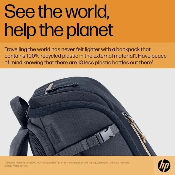 HP Seyahat 25L Dizüstü Bilgisayar Sırt Çantası - 9