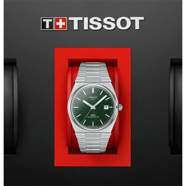 T1374071109100 Tissot PRX Powermatic 80 Erkek Kol Saati T137.407.11.091.00 - Resim 3