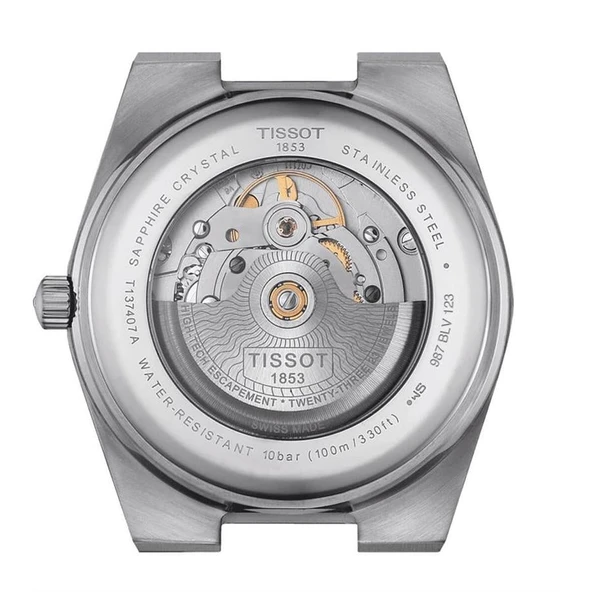 T1374071109100 Tissot PRX Powermatic 80 Erkek Kol Saati T137.407.11.091.00 - Resim 2