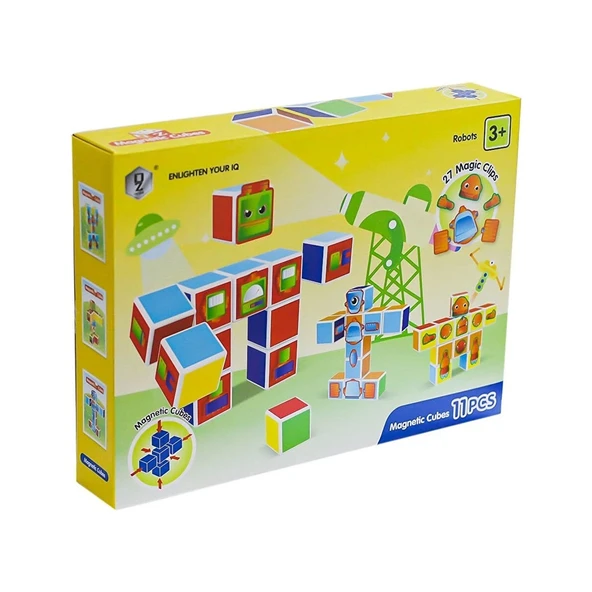 AKILLIELMA-KIZILKAYA MANYETİK 11PCS	ZEKA KÜPÜ KZL-HD356A