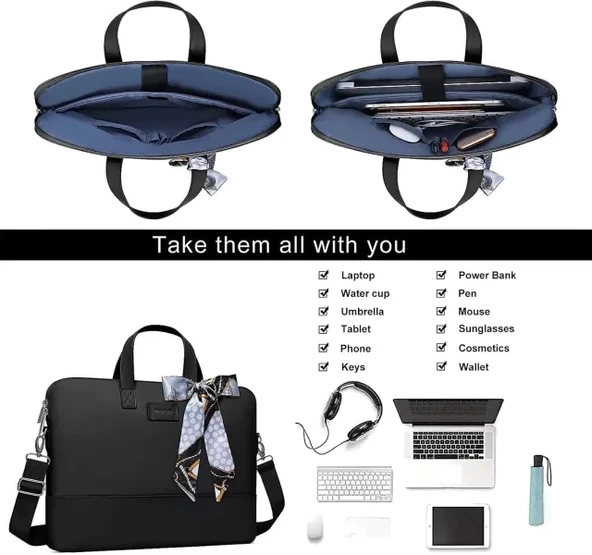 MOSISO Kadın Laptop Çantası - 2
