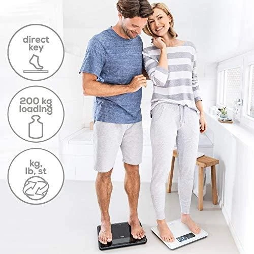 Beurer Gs 410 SignatureLine Siyah cam banyo tartısı - 3